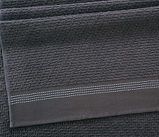 Постельное белье Полотенце махровое для рук и лица 50x90, Рольф графит фото
