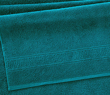 Постельное белье Полотенце махровое банное 70x130, Орнамент морская волна фото