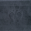 Постельное белье Махровое полотенце для ног Ножки антрацит, 50х70 фото