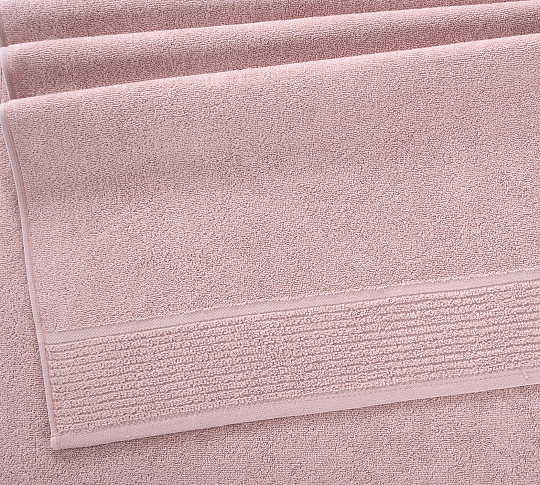 Постельное белье Полотенце махровое для рук и лица 50x90, Селена нежно-розовый фото