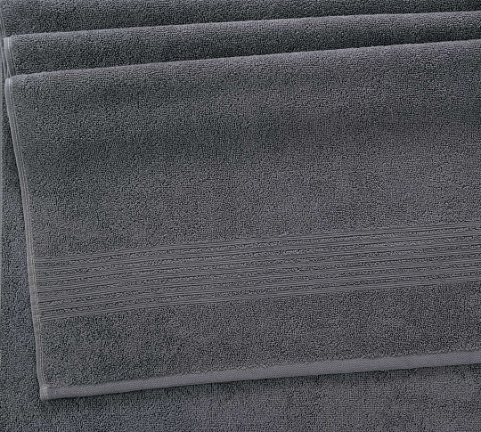 Постельное белье Полотенце махровое для рук и лица 50x90, Бруклин серый шато фото