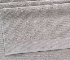 Постельное белье Полотенце махровое банное 70x130, Волна серый фото