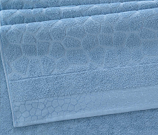Постельное белье Полотенце махровое банное 70x130, Феерия голубой фото