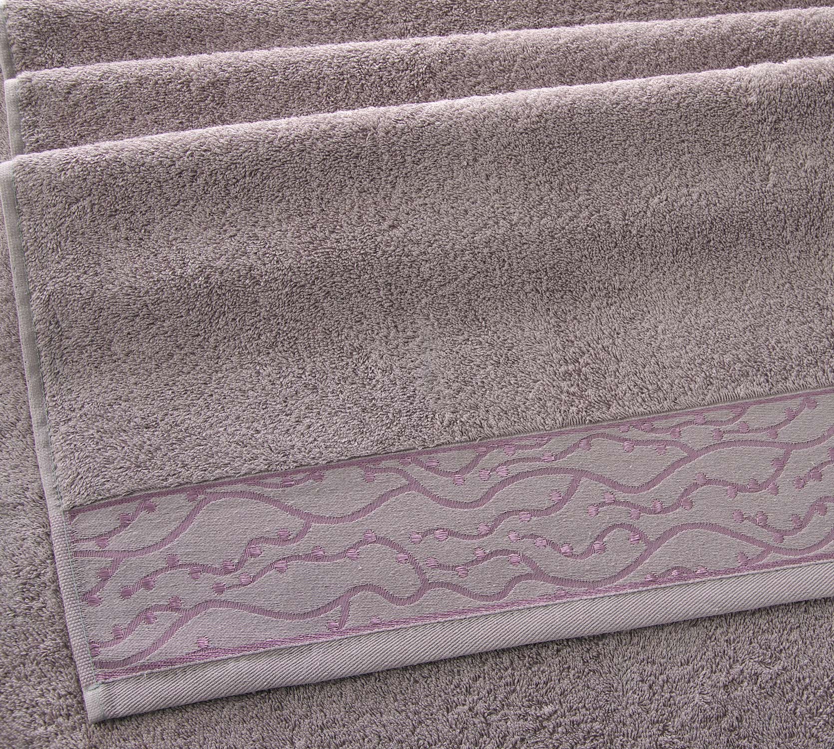 Постельное белье Махровое полотенце для рук и лица 40х70, "Айова розовый крем"  фото