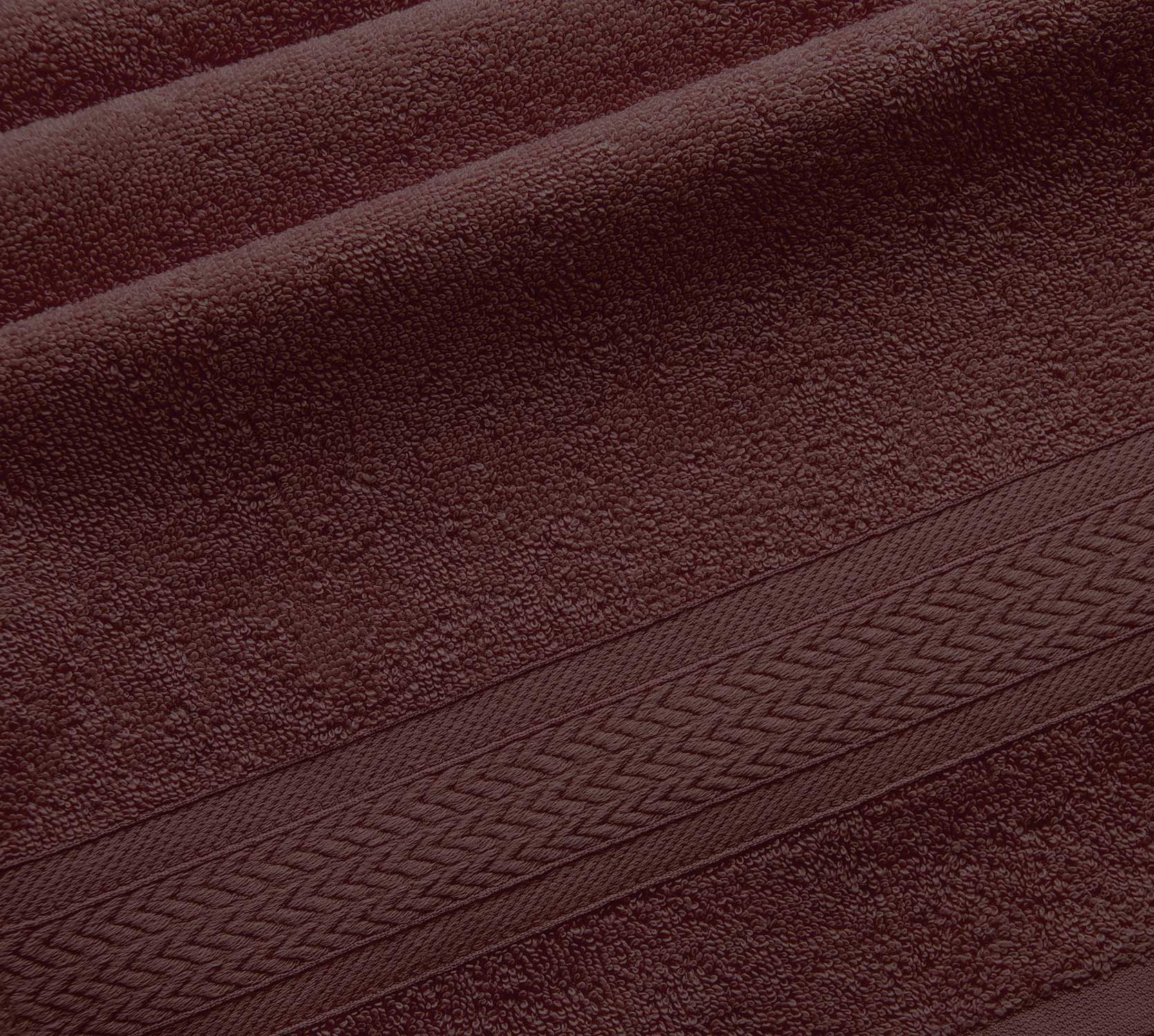 Постельное белье Махровое полотенце для рук и лица 50х90, Утро коричневый  фото