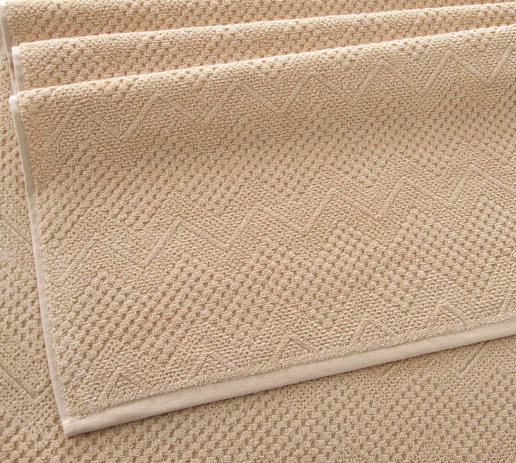 Постельное белье Махровое полотенце для рук и лица 50х90, Восторг капучино  фото