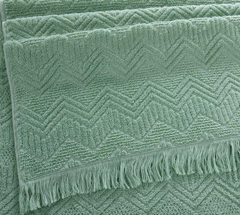 Постельное белье Махровое полотенце для рук и лица 50х90, Бавария ментол  фото
