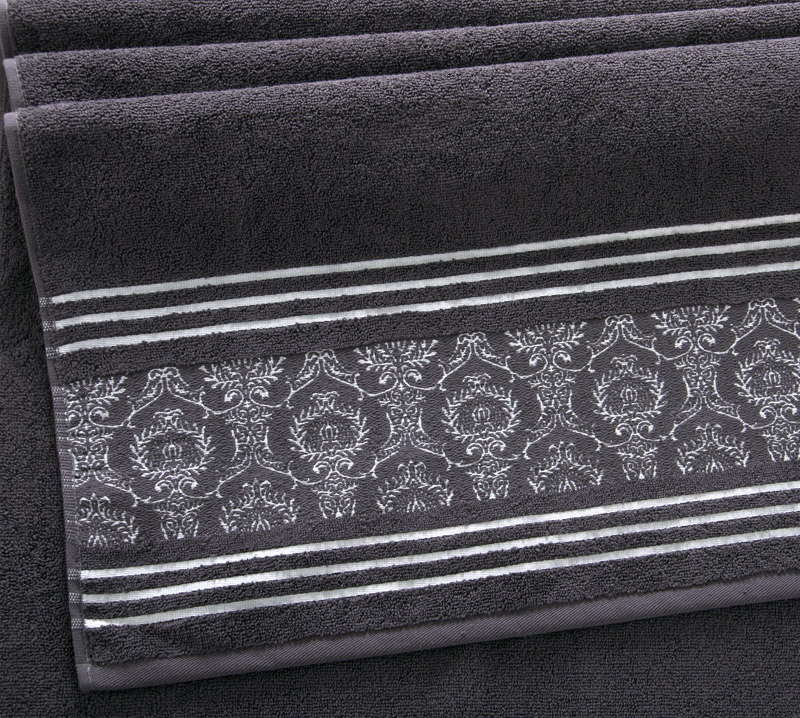 Постельное белье Полотенце махровое Великолепие графит (50x90) фото