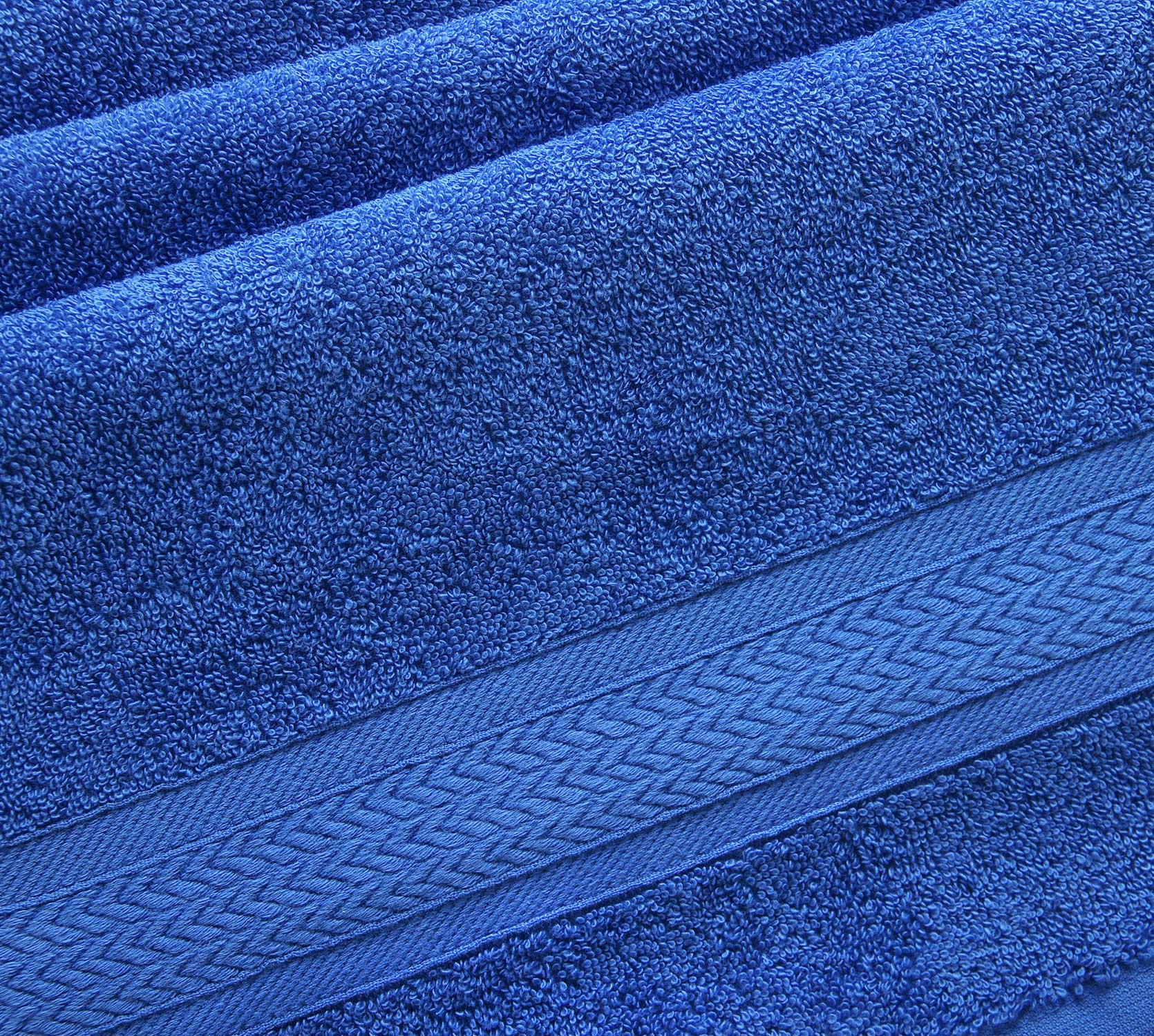 Постельное белье Махровое полотенце для рук и лица 50х90, Утро синий  фото