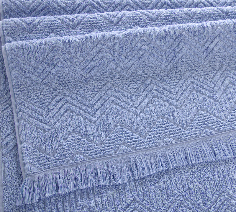 Постельное белье Полотенце махровое банное 70х140, Бавария голубой  фото