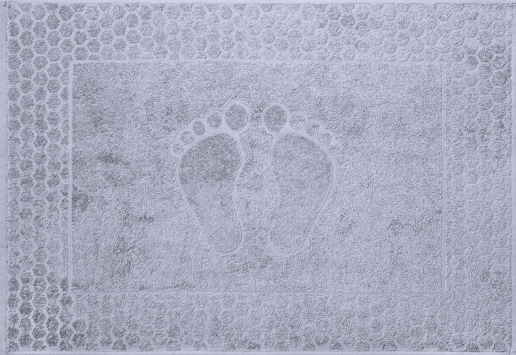 Постельное белье Махровое полотенце для ног Ножки Платина, 50х70 фото