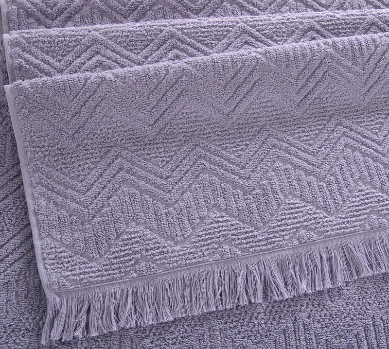 Постельное белье Махровое полотенце для рук и лица 50х90, Бавария жемчуг  фото