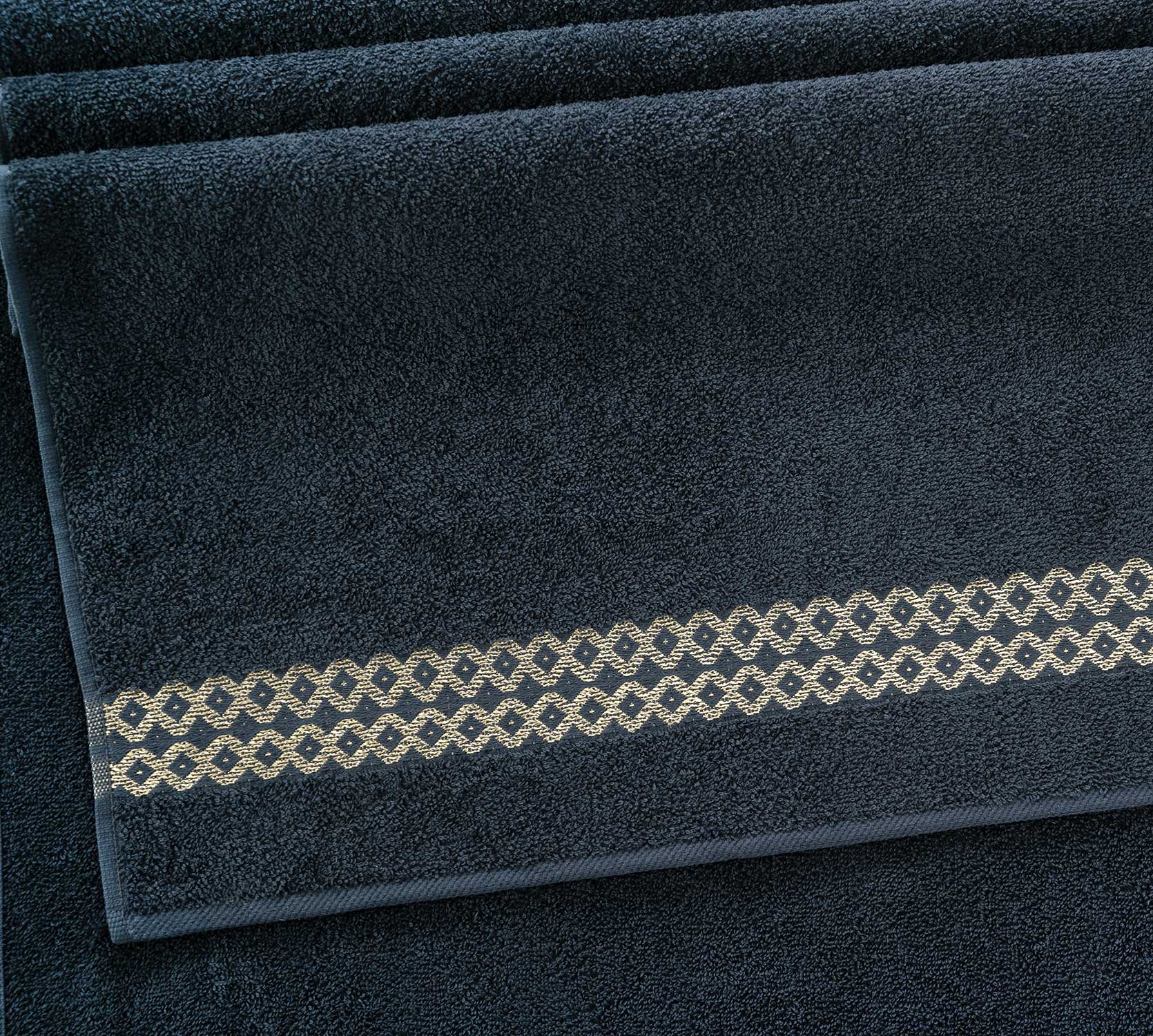Постельное белье Полотенце махровое для рук и лица 50x80, Блеск темно-серый фото