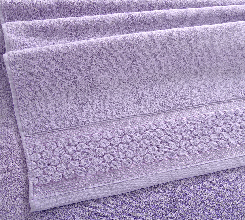 Постельное белье Махровое полотенце для рук и лица 40х70, Нормандия лаванда  фото
