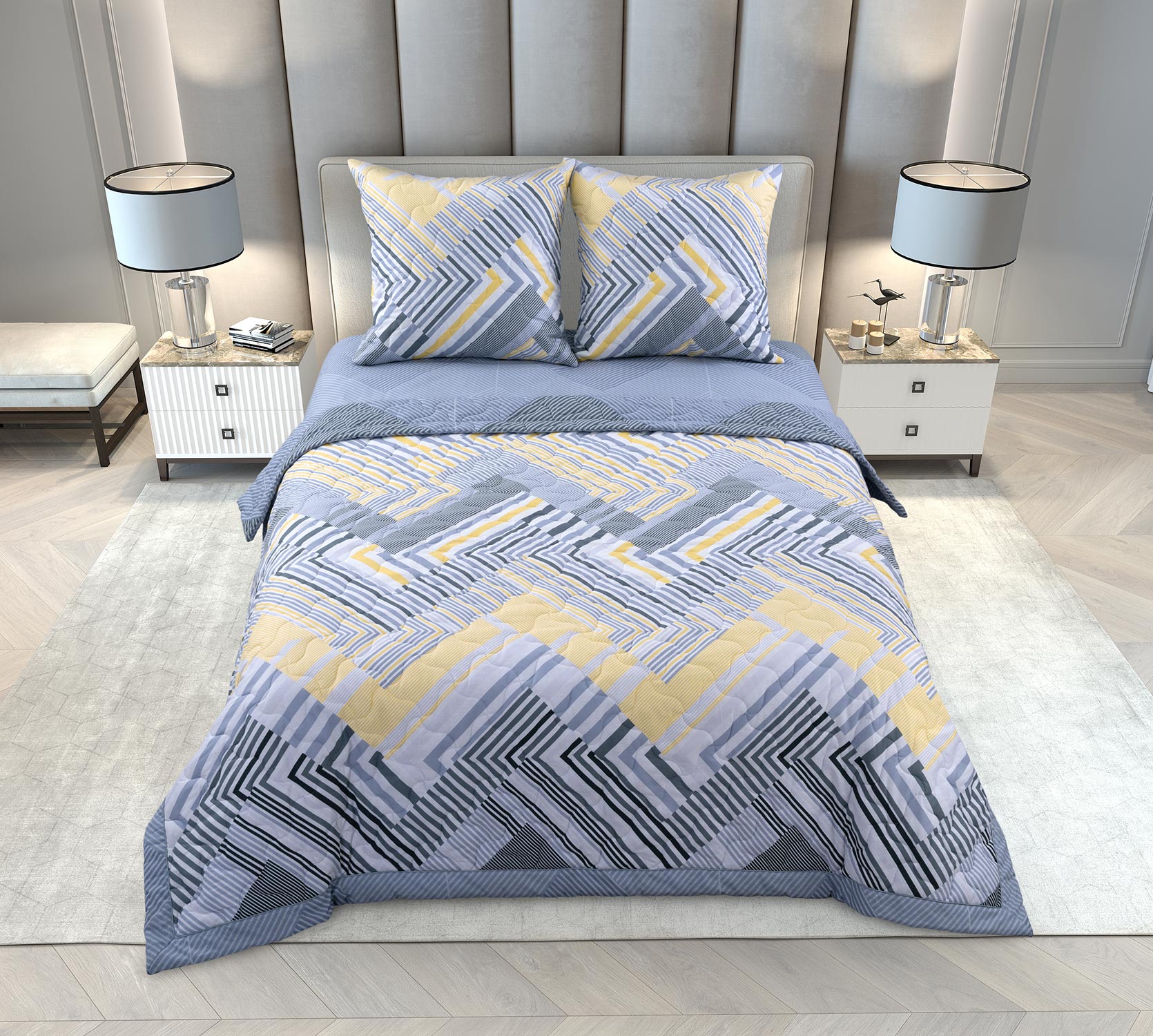 Постельное белье с одеялом Тобиас, перкаль, 1.5-спальное фото