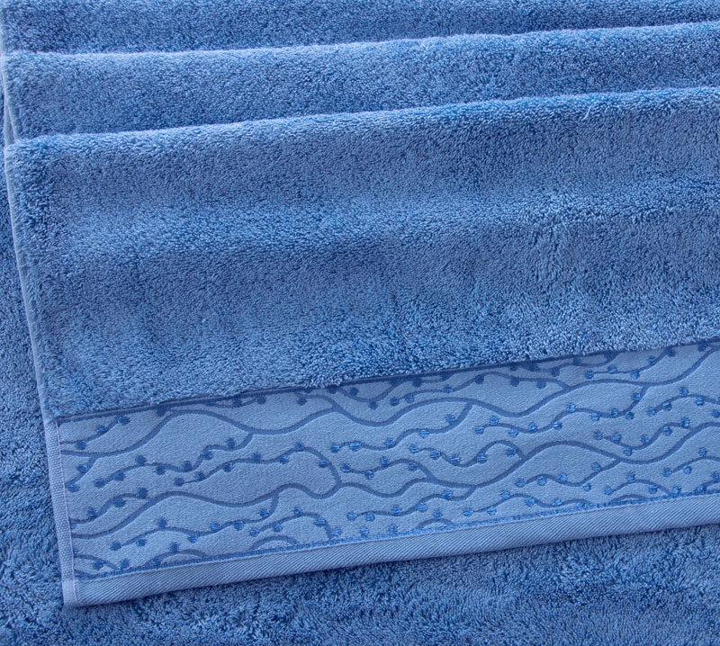 Постельное белье Махровое полотенце для рук и лица 50х90, Айова небесно-голубой  фото