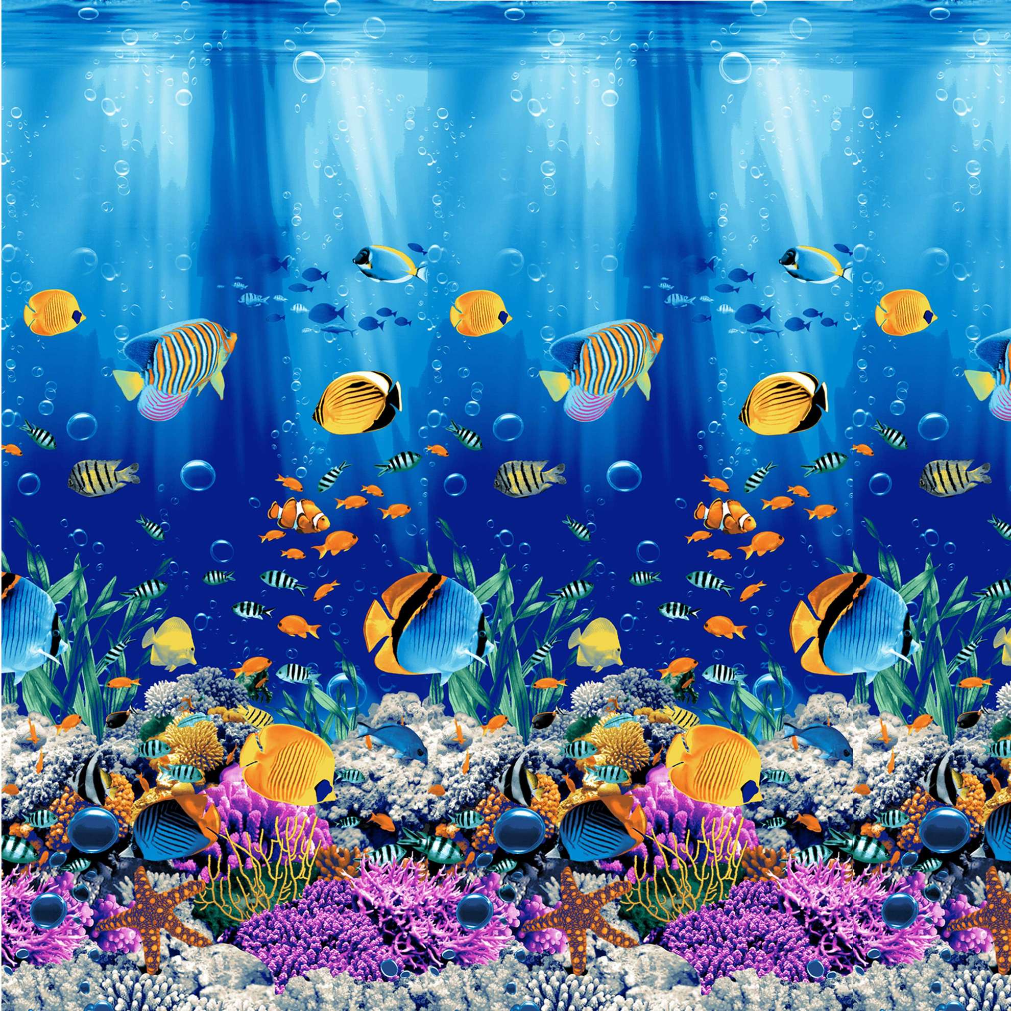 Постельное белье Вафельное полотенце «Подводный мир 1» (40х47) фото