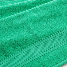 Полотенце махровое зеленое