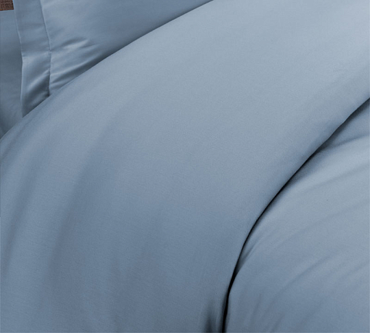 Однотонное постельное белье Хризолит, Сатин, 1.5-спальное фото