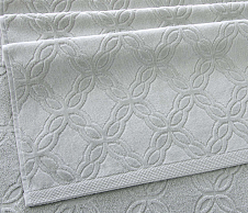 Постельное белье Махровое полотенце для рук и лица 50х90, Арабеска серебро  фото
