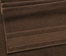 Постельное белье Махровое полотенце для рук и лица 50х90, Вермонт венге  фото
