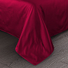 Однотонное постельное белье Гранат, Сатин, 1.5-спальное фото