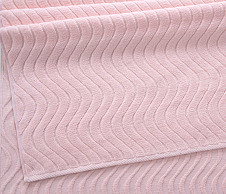 Постельное белье Махровое полотенце для рук и лица 50х90, Санторини розовый персик  фото
