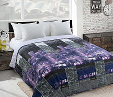 Постельное белье Стеганое покрывало на кровать «Сити», бязь (200х210) фото