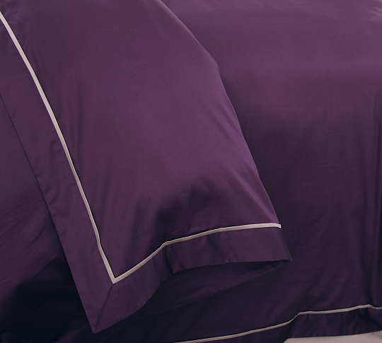Однотонное постельное белье Прелесть, мако-сатин 300ТС, Семейное фото