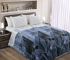 Постельное белье Стеганое покрывало на кровать «Меркурий 5», бязь (260х210) фото