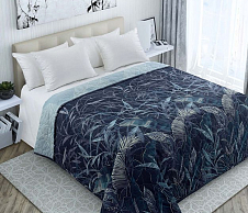 Постельное белье Стеганое покрывало на кровать «Контур 3», перкаль (160х210) фото