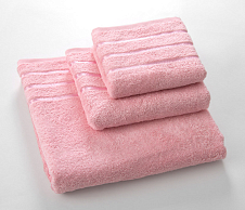 Постельное белье Набор махровых полотенец Мадейра розовый фото