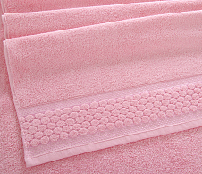Постельное белье Полотенце махровое Нормандия розовый (40х70) фото