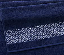 Постельное белье Махровое полотенце Симпатия зимняя ночь (70х140) фото