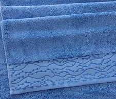 Постельное белье Полотенце махровое банное 70х140, Айова небесно-голубой  фото