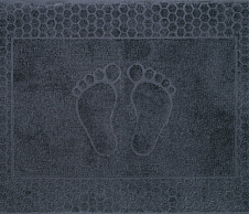 Постельное белье Полотенце махровое Ножки антрацит (50х70) фото