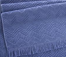 Постельное белье Махровое полотенце для рук и лица 50х90, Бавария серо-голубой  фото