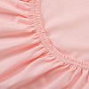 Постельное белье Трикотажная простынь на резинке 120х200 Розовая, 100% хлопок фото