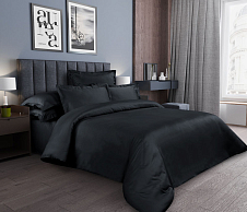 Однотонное постельное белье Морион, сатин, 2 спальное фото