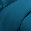 Однотонное постельное белье Бирюза, Сатин, 1.5-спальное фото