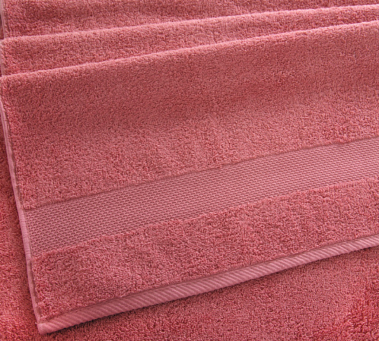Постельное белье Полотенце махровое банное 70х140, Сардиния терракот  фото