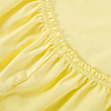 Постельное белье Трикотажная простынь на резинке 60х120х20 Желтая, 100% хлопок фото