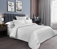 Однотонное постельное белье Жемчуг, Сатин, Евро стандарт фото