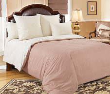 Постельное белье Стеганое покрывало на кровать «Гладьё 8 Какао», перкаль (160х210) фото