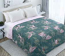 Постельное белье Стеганое покрывало на кровать «Бэмби», перкаль (160х210) фото