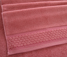Постельное белье Махровое полотенце для рук 33х70, Нормандия терракот фото