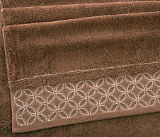 Постельное белье Махровое полотенце для рук и лица 50х90, Теннеси орех  фото