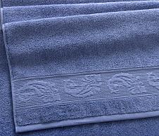 Постельное белье Махровое полотенце для рук и лица 50х90, Нежность индиго  фото