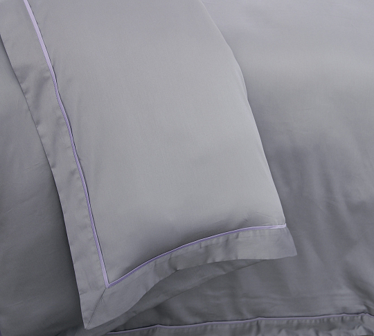 Однотонное постельное белье Секрет, мако-сатин 300ТС, Семейное фото