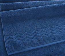Постельное белье Полотенце махровое Бремен деним (100х150) фото